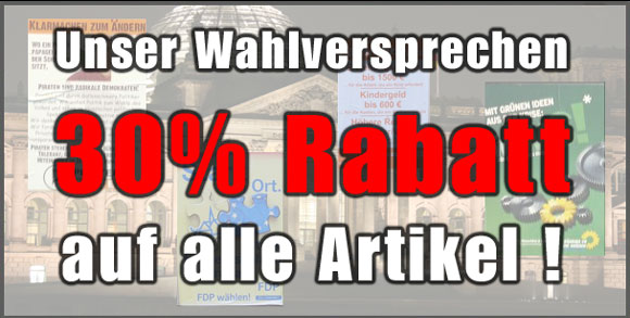 Garantiert 30% Rabatt auf alle Artikel